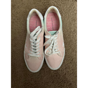 Women's Tommy Hilfiger Pink Green Ombre Sneakers
